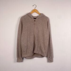 prAna Full Zip Hooded Heathered Sweatshirt Large